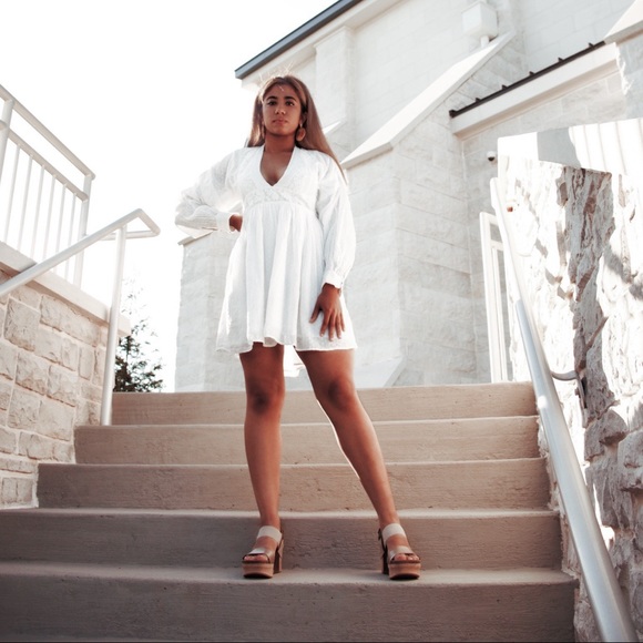 Free People V neck dress - Picture 2 of 8